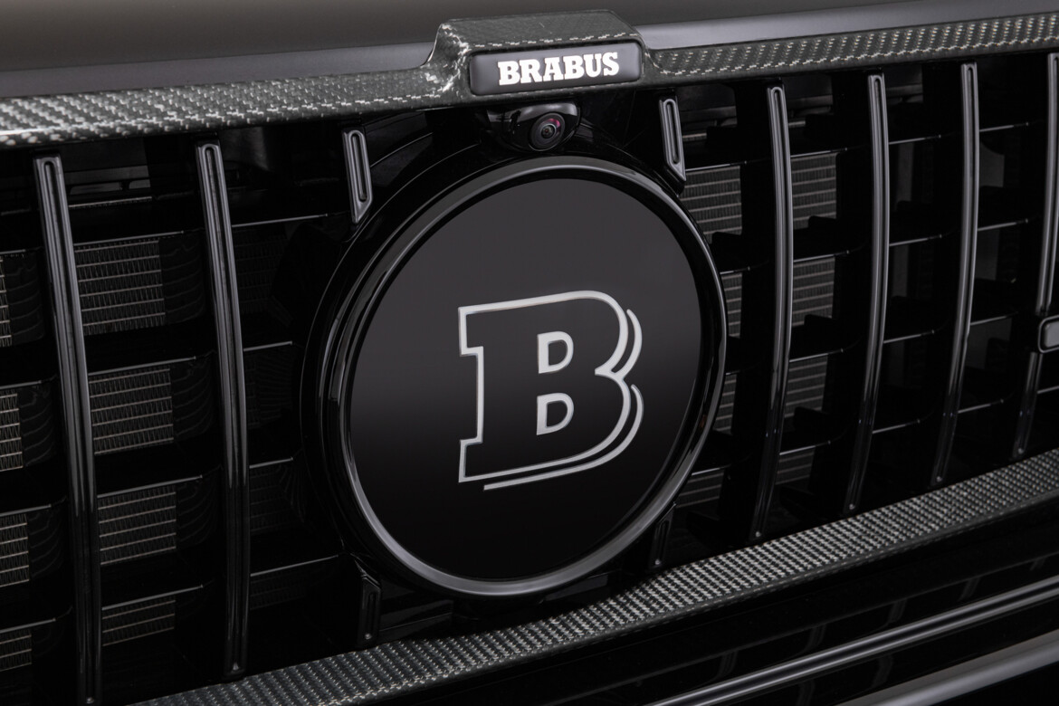 BRABUS Genuine Rear Black Badge Logo 211-000-14-SC for Boot LidTailgate