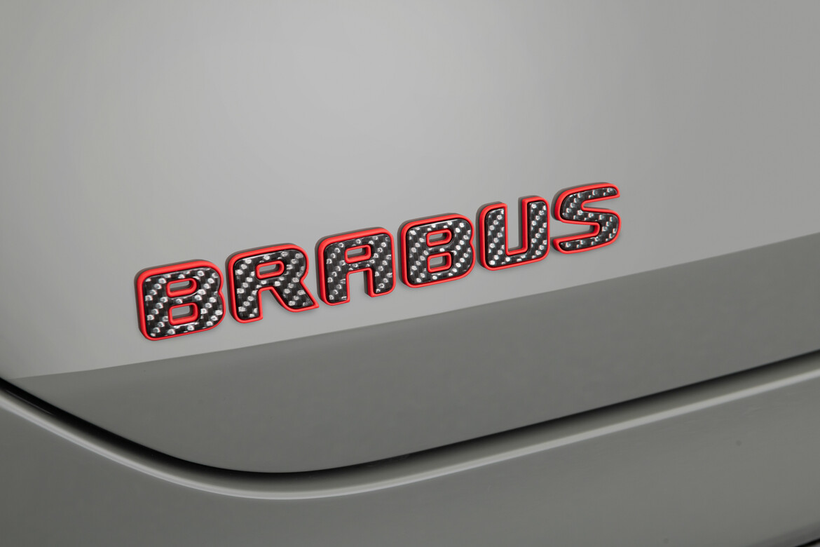 For Brabus Car Trunk Sticker Brabus Logo Rear Sticker For Mercedes